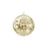 Hanging decoration Disco ball, gold, 30 cm