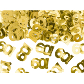 Metallic confetti, number 60, 15g