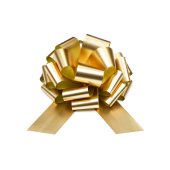 DIY decorative bow, light gold, 30 cm