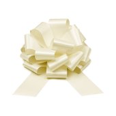 DIY decorative bow, off-white, 40 cm