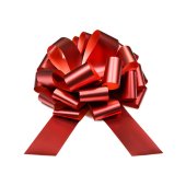 DIY decorative bow, red, 40 cm
