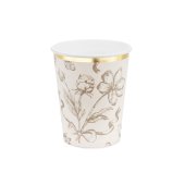 Flowers Cups, mix, 220 ml (1 pkt / 6 pc.)