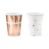 Paper cups Same penis forever, mix, 220ml (1 pkt / 6 pc.)