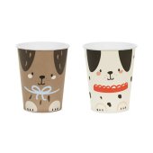 Dog Cups, mix, 220 ml (1 pkt / 6 pc.)