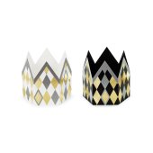 Party crowns, 11 cm, mix (1 pkt / 2 pc.)