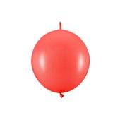 Linking balloons, 28 cm, Pastel Poppy Red (1 pkt / 20 pc.)
