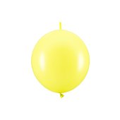 Linking balloons, 28 cm, Pastel Lemon Zest (1 pkt / 20 pc.)