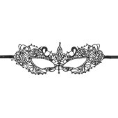 Carnival mask lace, pattern 1, black