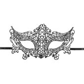 Carnival mask lace, pattern 3, black
