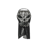 Skull mask, 18.5x24.5cm, mix