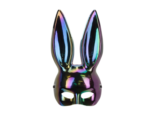Bunny mask, 16.5x34cm, black