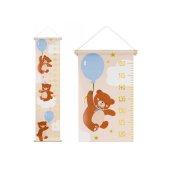 Height measurement for a wall Bear, mix, 24x100cm