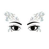 Face Decoration Crystals, glow in the dark, 14x8.5cm