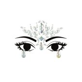 Face Decoration Crystals, glow in the dark, 9.5x8.5cm