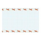 Paper Tablecloth Checkered with Horses, mix, 180x120 cm