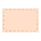 Paper tablecloth Bows, pink, 180 x 120 cm
