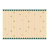 Paper Tablecloth Thin Stripes and Stars, mix, 180 x 120 cm