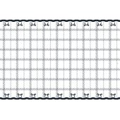 Tablecloth with bows, color mix, 180x120 cm