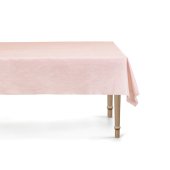 Disposable tablecloth, 180x120 cm, light pink