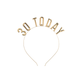 Headband 30 Today, gold