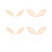 Headbands Bunny ears, 12.5x29 cm, mix (1 pkt / 4 pc.)