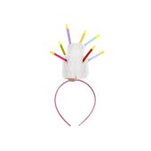 Cake Headband with Candles, mix