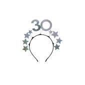 Headband with Stars 30, Gold