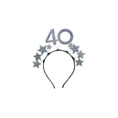 Headband with Stars 40, Gold