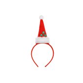 Santa Hat Headband, 11x26.5cm, mix
