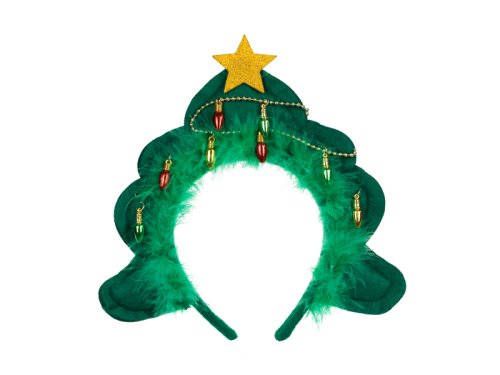 Christmas Tree Headband, 18.5x24cm, mix