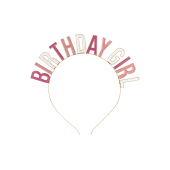 Headband Birthday Girl, mix