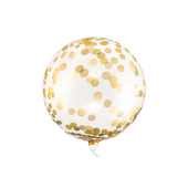 Orbz balons ar punktiem, 40cm, zelts