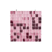 Sequin backdrop panel, square-shape, light pink, 30x30 cm