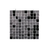 Sequin backdrop panel, square-shape, black, 30x30 cm