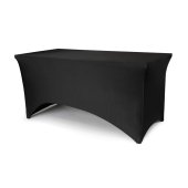 Banquet table cover, 183x76x74 cm, black