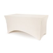 Banquet table cover, 183x76x74 cm, dcappuccino