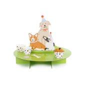 Cake stand Dogs, mix