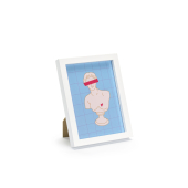 Photo frame, white, 13x18cm
