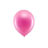 Rainbow Balloons 23cm metallic, fuchsia (1 pkt / 10 pc.)