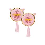 Decorative Rosettes Kitty, 26 cm, mix (1 pkt / 2 pc.)