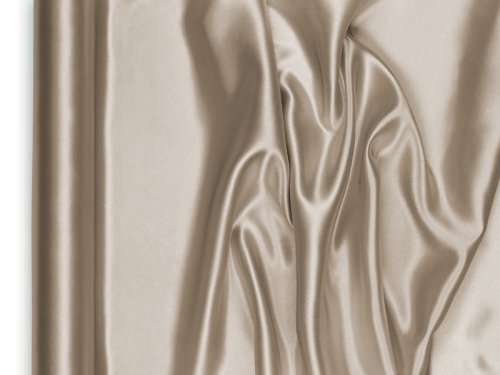 Satin Plain, cold gold, 0.48 x 9m