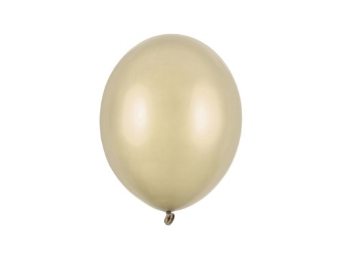 Strong Balloons 27 cm, Metallic Cold Gold (1 pkt / 10 pc.)