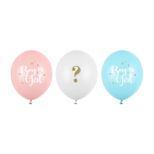 Balloons 30 cm,Boy or Girl, mix (1 pkt / 50 pc.)