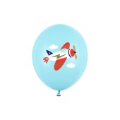 Balloons 30 cm, Plane, Pastel Light Blue (1 pkt / 50 pc.)