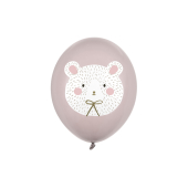 Balloons 30 cm, Polar Bear, Pastel Warm Grey (1 pkt / 50 pc.)