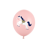 Balloons 30 cm, Little horse, Pastel Pale Pink (1 pkt / 6 pc.)