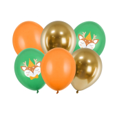 Balloons 30 cm, Deer, mix (1 pkt / 6 pc.)