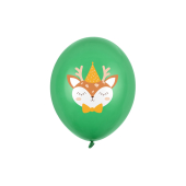 Balloons 30 cm, Deer, Pastel Emerald Green (1 pkt / 50 pc.)