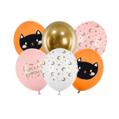 Balloons 30 cm, Hocus Pocus, mix (1 pkt / 6 pc.)