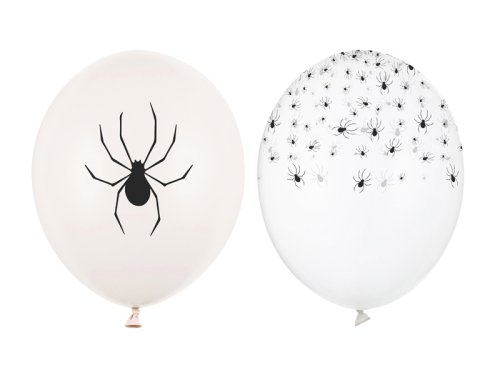 Balloons 30 cm, Spiders, mix (1 pkt / 50 pc.)